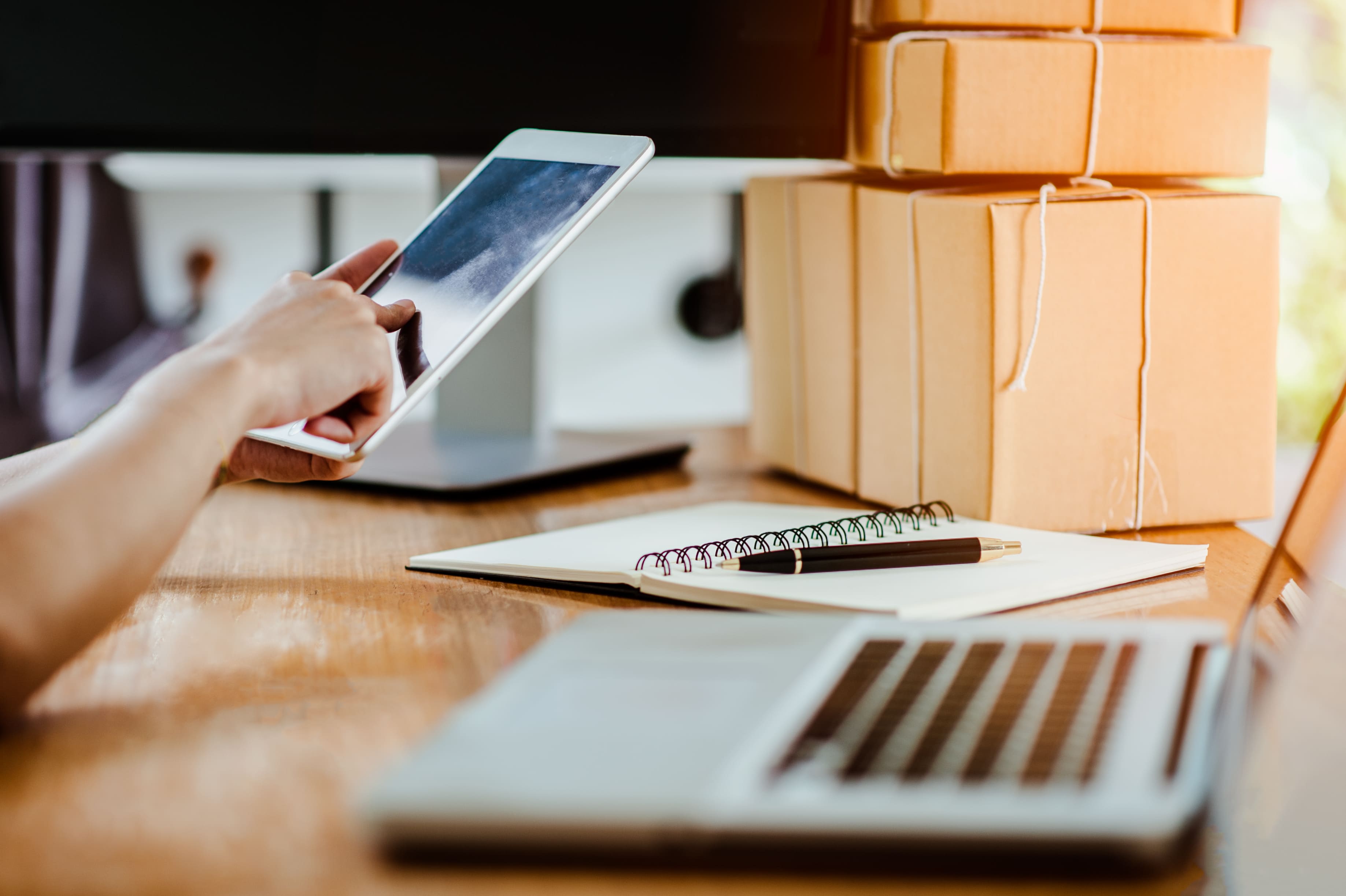 Tablet-based system for tracking purchase orders and shipments — custom business 					solution for SMEs.